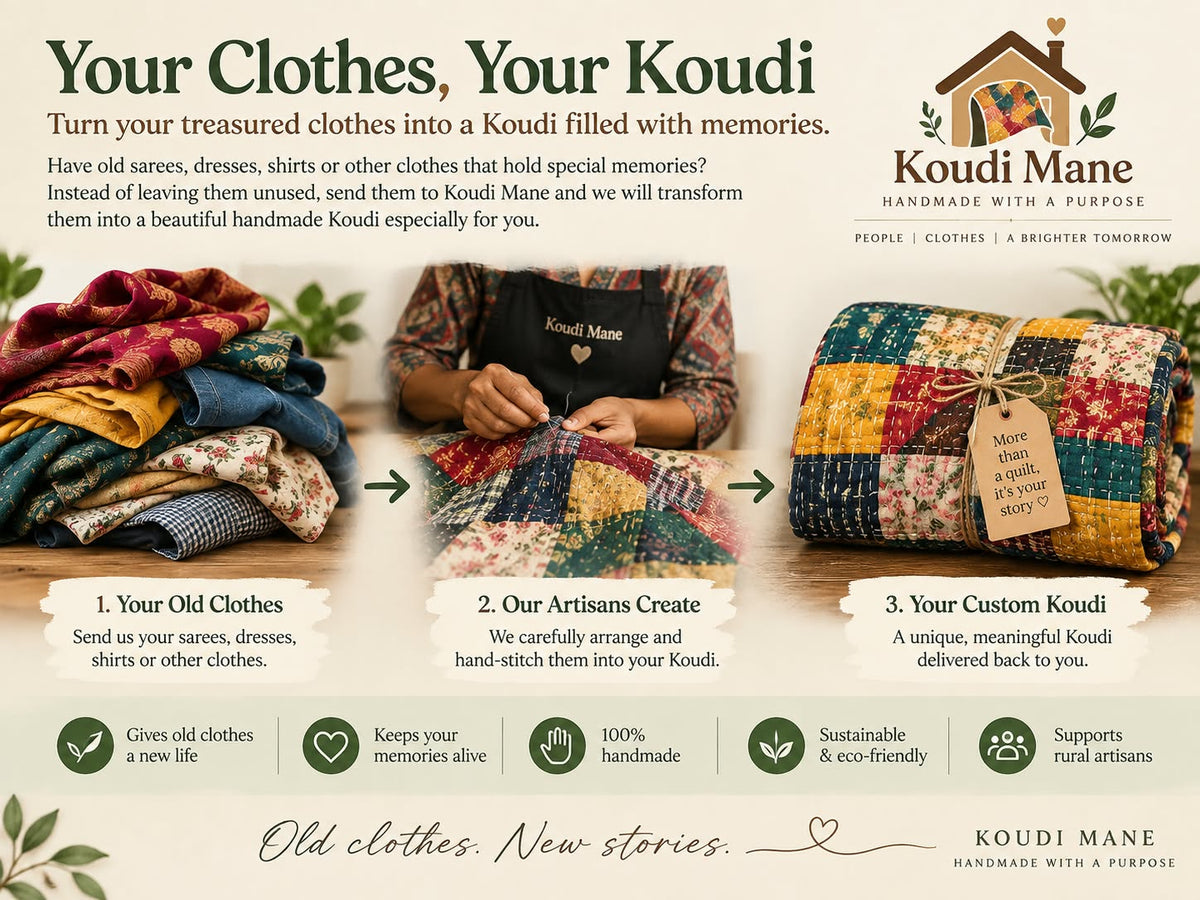 Your Clothes, Your Koudi - Custom Memory Quilt